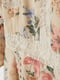 Сукня кремового кольору з квітковим принтом | 5444076 | фото 2