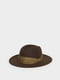 Шляпа коричнево-зеленая | 5442077