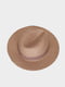 Шляпа коричневая | 5442611 | фото 3