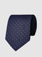 Краватка темно-синя в цяточку | 5444490