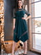 Сукня темно-зеленого кольору | 5445361 | фото 2