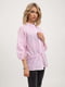 Блуза розово-белая в полоску | 5445445 | фото 3