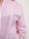 Блуза рожево-біла | 5445445 | фото 5
