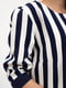 Блуза сине-белая в полоску | 5445458 | фото 5