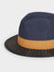 Шляпа сине-коричневая | 5442608 | фото 3