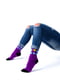 Шкарпетки фіолетові з малюнком | 5366644 | фото 4