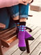 Носки фиолетовые с рисунком | 5366644 | фото 7