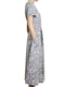 Сукня сріблястого кольору в принт | 5455432 | фото 2