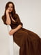 Платье коричневое | 5454668 | фото 4