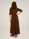 Платье коричневое | 5454668 | фото 6