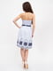 Сукня біло-блакитна в смужку і з малюнком | 5456601 | фото 3