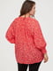 Блуза красная в цветочный принт | 5402197 | фото 4