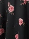 Сарафан черный с цветочным принтом | 5450278 | фото 2