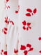 Блуза белая в цветочный принт | 5450298 | фото 2