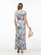 Платье лавандового цвета в цветочный принт | 5461924 | фото 5