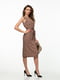 Платье коричневое | 5461928 | фото 3