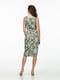 Сукня зелена в квітковий принт | 5461930 | фото 3