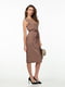 Платье коричневое | 5461928 | фото 4