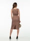 Платье коричневое | 5461928 | фото 5