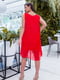 Сукня червона з декором | 5464401 | фото 4