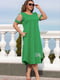 Сукня зелена з декором | 5464135 | фото 2