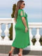 Сукня зелена з декором | 5464135 | фото 3