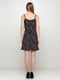 Сукня чорна в квітковий принт | 5465025 | фото 2