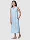 Платье голубое в горох | 5467153 | фото 2