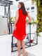 Сукня червона з візерунком | 5464406 | фото 4