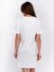 Рубашка ночная белая с принтом | 5475699 | фото 2