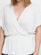Блуза белая с принтом | 5476781 | фото 3