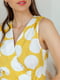 Сукня жовта в білий горох | 5482978 | фото 6