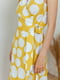 Сукня жовта в білий горох | 5482978 | фото 7