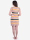Сукня кольору хакі в смужку | 5483851 | фото 3