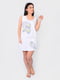 Платье белое в принт | 5483878 | фото 2