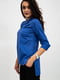 Блуза синяя | 5484272 | фото 3
