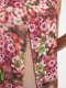 Блуза розово-бежевая в цветочный принт | 5484275 | фото 5