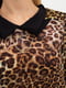 Блуза коричнева в анімалістичний принт | 5484295 | фото 5