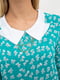Блуза зеленая в принт | 5484299 | фото 5
