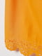 Майка оранжевого цвета с вышивкой | 5485127 | фото 2