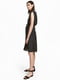 Платье А-силуэта черное | 5486360 | фото 2