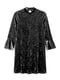 Платье А-силуэта черное | 5486366