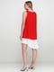 Платье А-силуэта красно-белое | 5486391 | фото 2