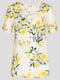Блуза біла з квітковим принтом | 5488454 | фото 5