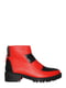 Ботинки красно-черные | 5497436 | фото 3