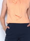 Блуза персикового цвета | 5499865 | фото 3