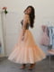 Платье персикового цвета | 5500240 | фото 2