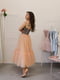Платье персикового цвета | 5500240 | фото 3