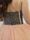 Платье персикового цвета | 5500240 | фото 4