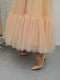 Платье персикового цвета | 5500240 | фото 5